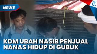 Spontan! Dedi Mulyadi Tawari Pekerjaan Gaji Rp 4,2 Juta ke Penjual Nanas, Iba Hidup di Gubuk