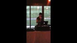 Zooey Deschanel as a DJ rocking to Wilson Phillips