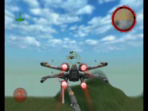 Star Wars: Rogue Squadron - Mission 13 - 'Blockade on Chandrila' - gameplay