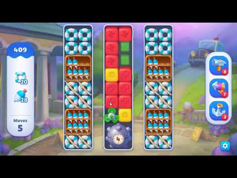 Fishdom Blast Level 409 - NO BOOSTERS GAMEPLAY 🐠 | SKILLGAMING ✔️