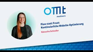 Flow statt Frust: Kontinuierliche Website-Optimierung (Natascha Schindler)