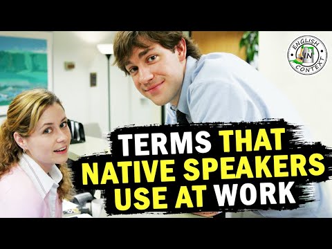 Terms That Native Speakers Use At Work | Memo, Agenda..