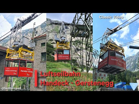 Luftseilbahn Handeck - Gerstenegg | Habegger Werkseilbahn aus 1974 am Grimsel
