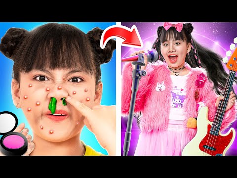 Baby Doll Extreme Makeover From Nerd To Popular Singer! - Funny Stories About Baby Doll Family