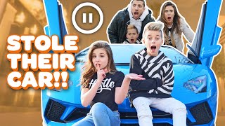 *STOLE A LAMBORGHINI* Pause Challenge with BOYFRIEND (THE ROYALTY FAMILY) | Piper Rockelle