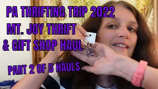 Thrifting Trip to PA Sept. 2022 ~ Mount Joy Gift & Thrift Shop HAUL ~ Part 2 of 5