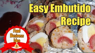 Food Business Idea 2020| Embutido-Filipino Meatloaf Recipe| Jacquey Stories