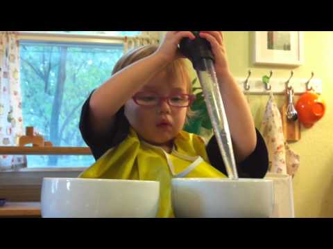 Montessori water transfer with baster