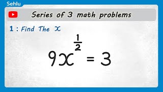 🤓 Solving A Nice Middle School Math problems    #sehlu #math