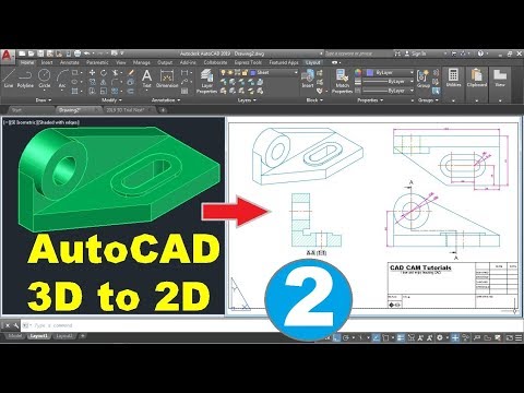 AutoCAD Nut Bolt Drawing Tutorial