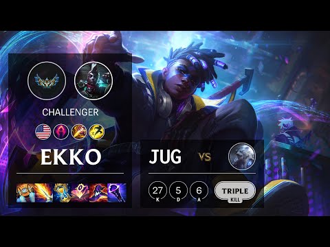 Ekko Jungle vs Volibear - NA Challenger Patch 12.5