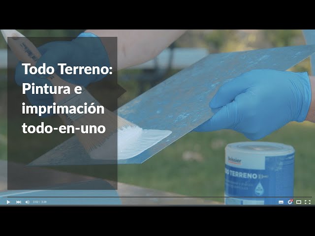 Vídeo relacionado con Uniproa al agua. Imprimación multiadherente todoterreno. Blanco. 250 ML.
