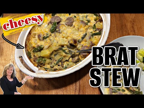 Cheesy Brat Stew - the Ultimate Comfort Food from Leftover Bratwurst