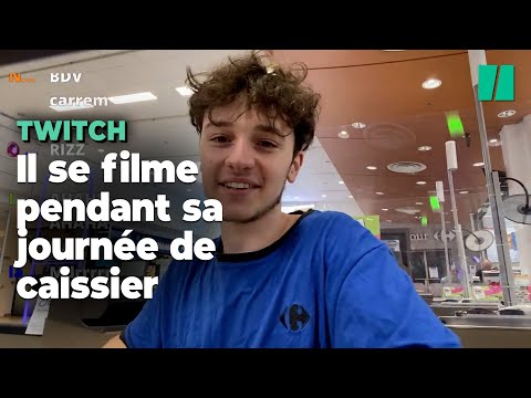 Sur Twitch, il filme « le stream de l’année » en montrant son quotidien de caissier à Carrefour