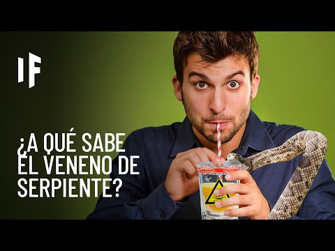 ¿Qué pasaría si bebieras veneno de serpiente?