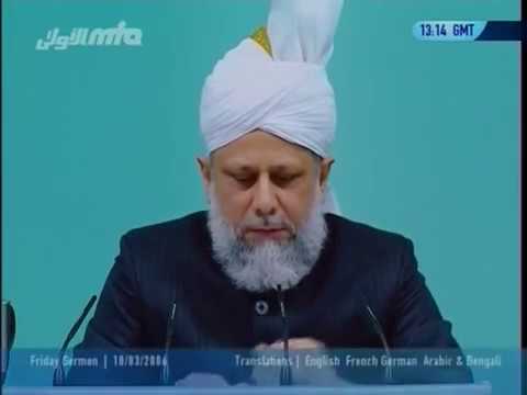 Urdu Friday Sermon 10 Mar 2006, Tolerant Teachings of Islam practiced by Holy Prophet(saw)