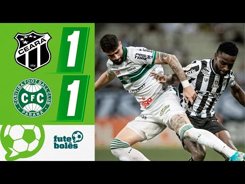 CEARÁ 1 X 1 CORITIBA - ALVINEGRO VACILA E CEDE EMPATE NO FINAL
