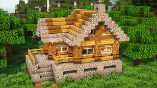 How to Build a Starter House | Minecraft