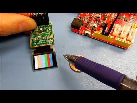 96x64 Graphic Color OLED Display from Crystalfontz