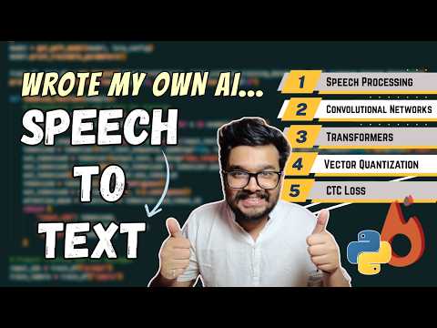 Building awesome Speech To Text Transformers from scratch - One line of Pytorch at a time!
