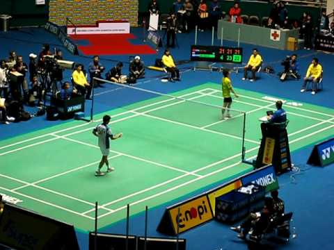 Korea Badminton Open 2008 - Lin Dan vs Lee Hyun-il(squabble)