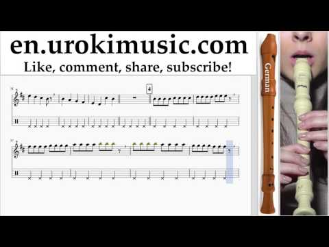 How to Play Recorder G. Romeo Santos - Propuesta Indecente Part#1 Melody School Learn Class Course