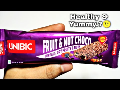 Unibic Snacks Bar With Fruit, Nuts, Choco, Cereals | Taste, Price, Ingredients/Recipe | UNIBIC Snack