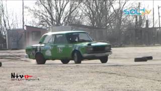 preview picture of video 'Lada rally-bemutató - 2014.03.09 - Solt'