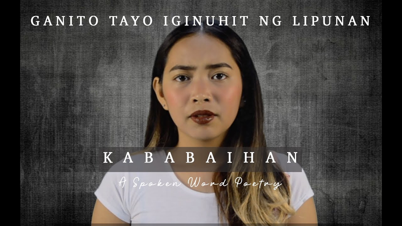 Kababaihan, Ganito tayo ginuhit ng Lipunan (Spoken Word Poetry) // Beverly Cumla