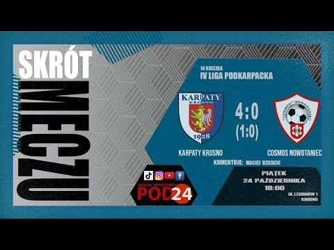 [2025-10-24]🔶📺SKRÓT MECZU  ⚽ KARPATY Krosno 🆚 COSMOS Nowotaniec