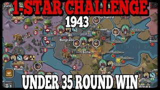 💥1 STAR CHALLENGE 1943 WIN IN UNDER 35 ROUNDS! 💥