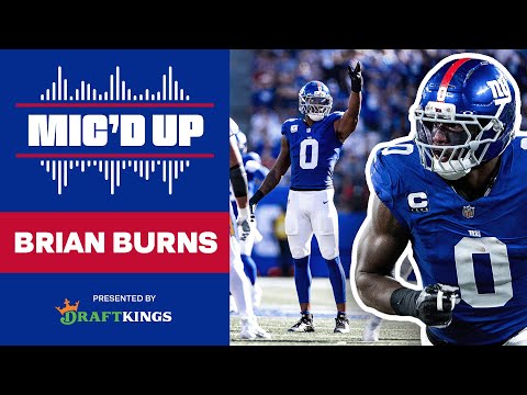 🎙️ Mic'd up: Brian "Spida" Burns Mic'd Up | New York Giants