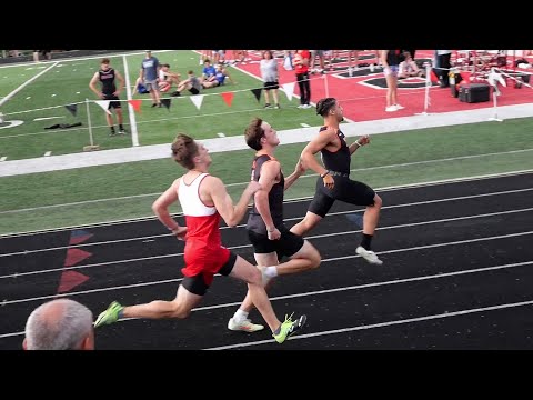 Boys 200M - Prelims & Finals - IHSAA Sectional 24 (May 16, 2024)