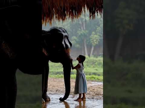 🌧️ When Beauty Meets Nature — Whisper of Falling Rain