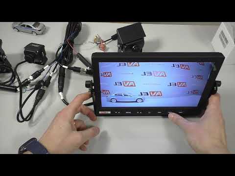 Обзор проводных парковочных мониторов AVEL для грузовика / автобуса / фургона