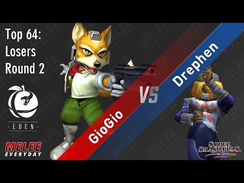 Eden - GioGio (Fox) vs. Drephen (Sheik) - SSBM - Top 64, LR2