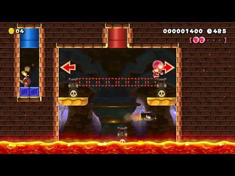 World B-1 Mobile Cannon Castle by 3rd Bunny - Super Mario Maker 2 - No Commentary 1ca