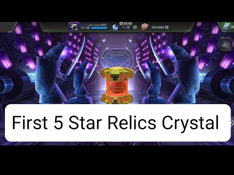 My 1st 5 Star Relics Crystal Opening, please subscribe