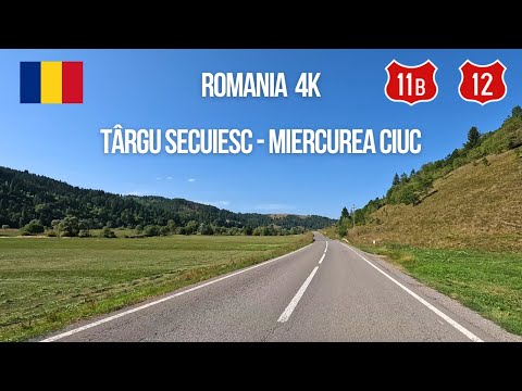 Driving in Romania from Târgu Secuiesc to Miercurea Ciuc