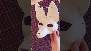 Making a fox mask base! #animalmask #theriangear #furry #foxmask #therianthropy #therian #foxtherian