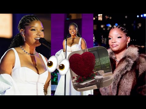 Halle Bailey STUNS at Rockefeller & a MYSTERY MAN Sends ROSES?! 😳