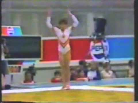 Mirela Sidon  - 1986 Goodwill Games Event Finals - Floor Exercise