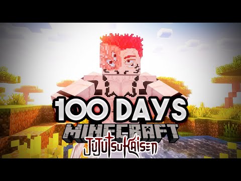 100 Days in Minecraft Jujutsu Kaisen - EPIC Adventure!