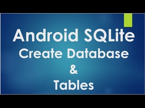 Android SQLite Tutorials