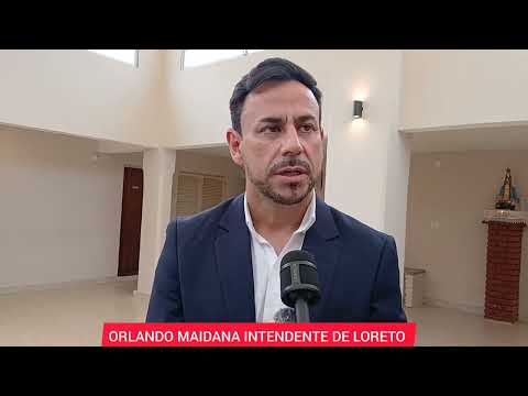Orlando Maidana intendente de Loreto en el aniversario 199 de San Miguel Corrientes, 10-10-26