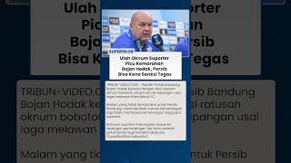 Ratusan Oknum Bobotoh Bikin Bojan Hodak Geram, Persib Bandung Terancam Sanksi Berat dari Komdis