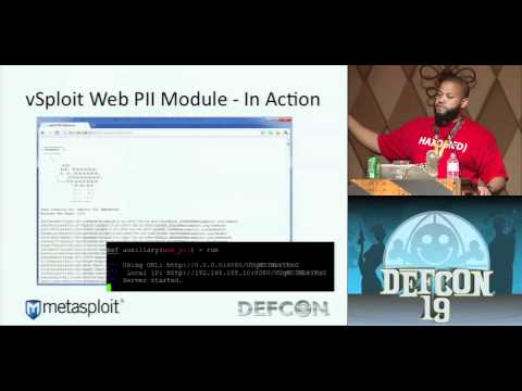 Defcon 19 2011 Metasploit Vsploit Modules