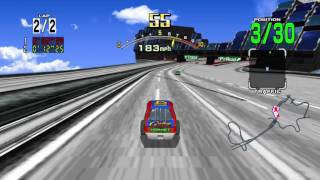 Daytona USA - Expert Course (Seaside Street Galaxy) with Easy Settings (Act 2)