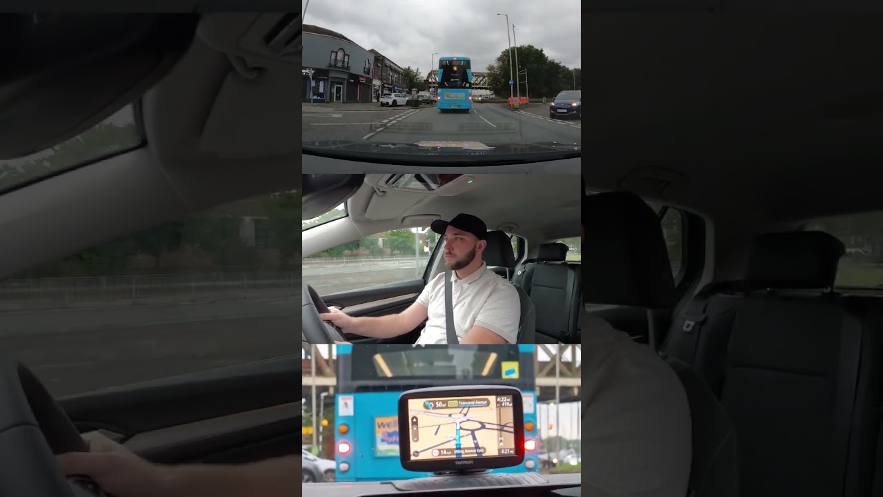 How to deal with double roundabout🚗 #how #drivinglesson #roundabouts #drivingtesttips