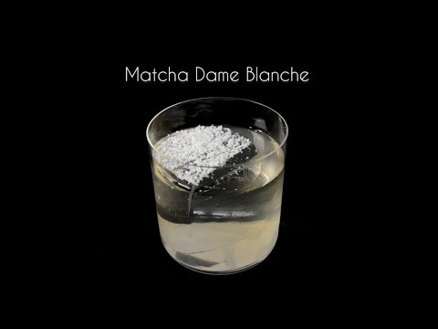 Matcha Dame Blanche #shorts #cocktail #matcha